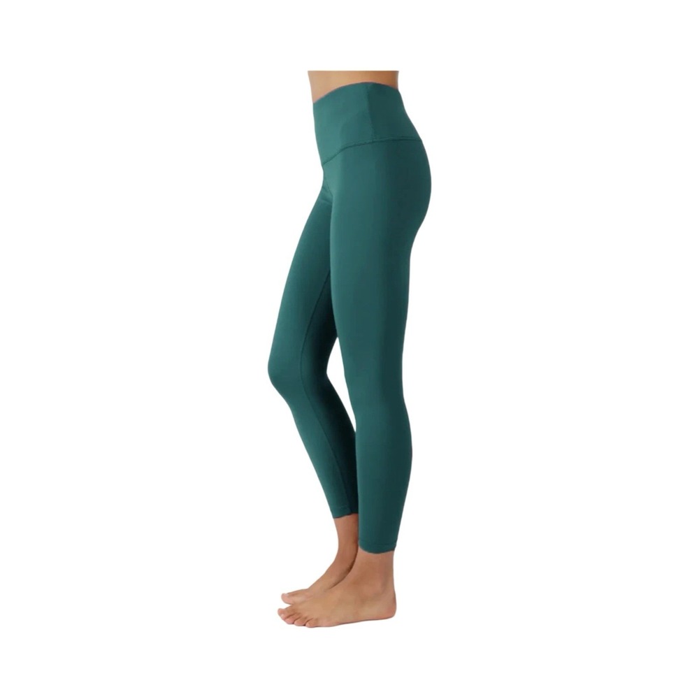Yogalicious Lux Women's Teal High Waist Ankle Leggings Size Small